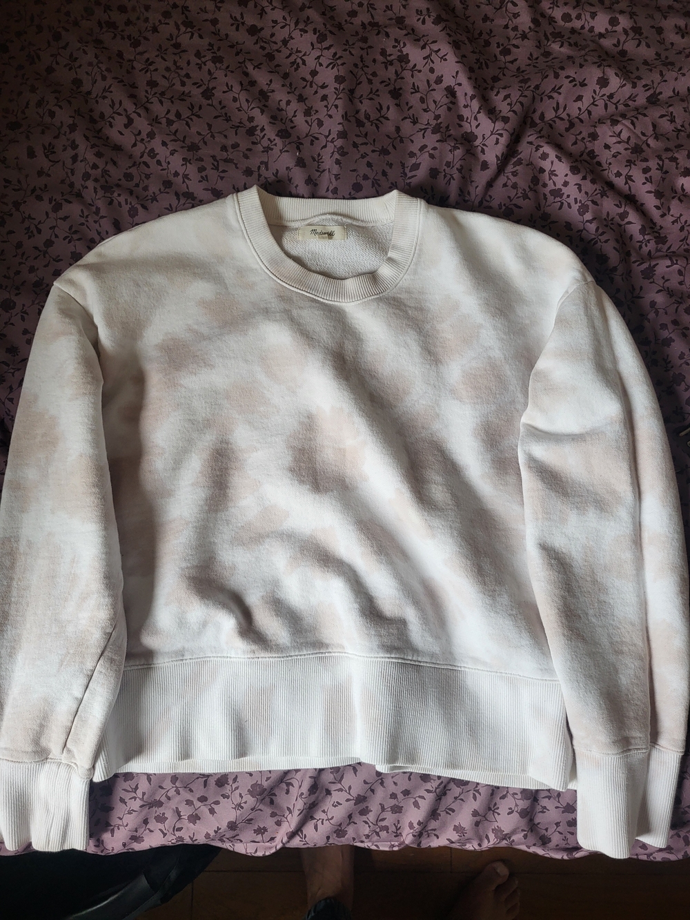 Madewell Soft Cream Crewneck Sweatshirt